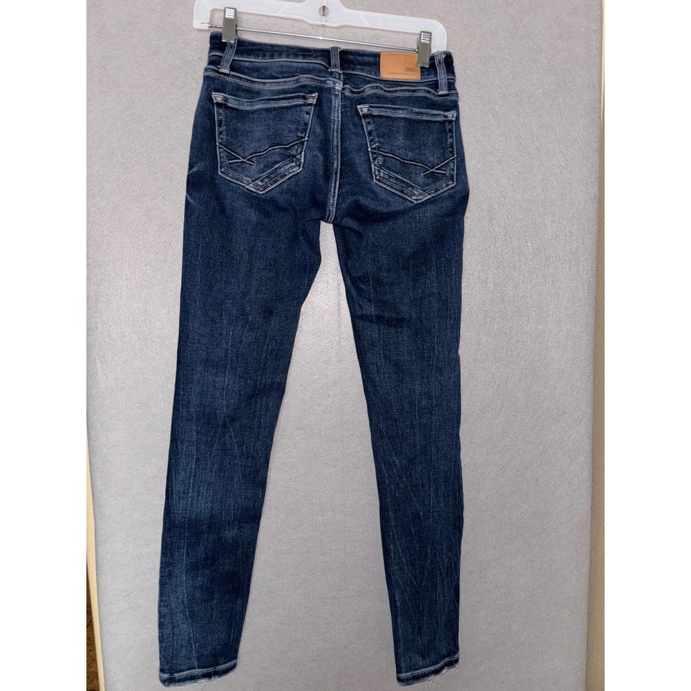 BKE Stella Low Rise Skinny Jeans Slim Fit Distressed Hem 2016 Y2K 90s - Picture 2 of 9